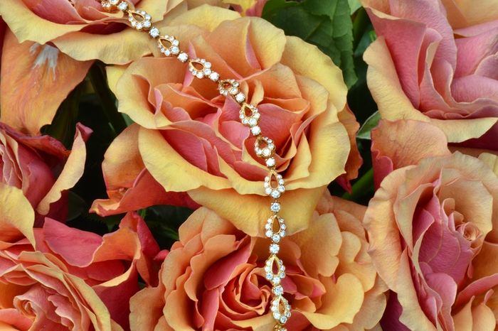 Vintage 2.4ct Diamond Bracelet - 18ct Rose Gold