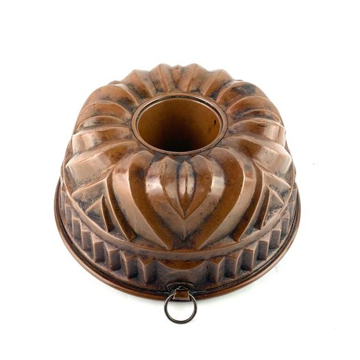 Antique Large Copper Bundt Cake Mold