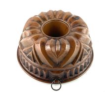 Antique Large Copper Bundt Cake Mold