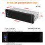 6.86inch 1Din MP5 Car Player Play Universal CarPlay Android Auto Car Radio Autoradio Multimedia Support Full Touch Screen FM AUX Bt Camera USB Image 3