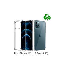For iPhone 12 / 12 Pro 6.1" Case Cover Clear ShockProof Silicone Protective Case