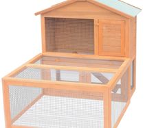 Animal Rabbit Cage Outdoor Run Wood