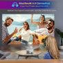 1080P HD Bluetooth Projector ,  Home Movie Projector with Screen, 8000L Outdoor Video Projector with Zoom, Mini Portable Projector Compatible with HDMI,USB, Smartphone,Laptop Image 8