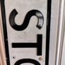 Vintage Heavy Metal "Stow Road" Street Sign Image 8