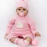 Realistic Reborn Dolls Baby Girl 22inch 55cm Soft Vinyl Silicone Real Life Baby Dolls Looking Newborn Reborn Dolls Toddler Baby Girl Toy Best Xmas Gift (FREE POSTAGE) Image 4
