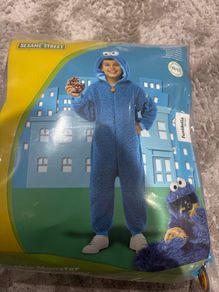 Cookie Monster onesie - age 10-12