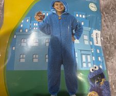 Cookie Monster onesie - age 10-12