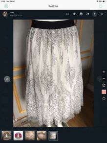 Ted Baker Seeley  lace skirt, new, size uk12 RRP 306