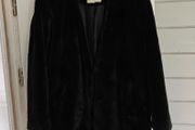 Pull and bear black fur jacket