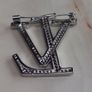 Fashion diamante brooch, D18 post 3e Image 2