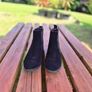 River Island Black Suede and Patent Ankle Boots UK5, EU38 Image 8