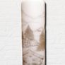 Winter christmas mountains image decorative candle Image 2