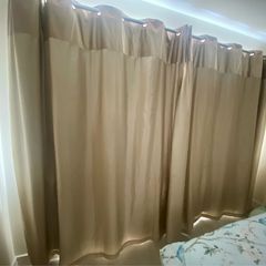Lined Curtains approx 90x90