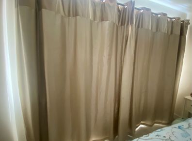 Lined Curtains approx 90x90