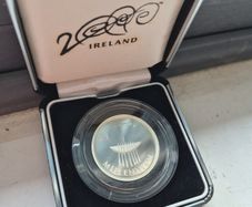 1 pound silver millennium coin