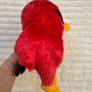Terence Red Angry Birds Plush 2019 approx. 11" dirty Used Please see photos Image 9