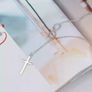 Beautiful Necklace 925 Cross Infinity Image 4