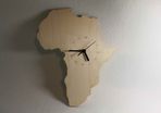 Custom Unique Bespoke Africa Shape Clock Africa Map Wooden