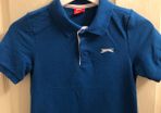 Boys Slazenger Blue Polo Shirt