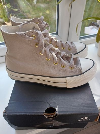 New Converse All Stars Ctas Eva Lift Trainers Size 3 RRP 70