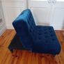 Navy Footstool/ chair Image 3