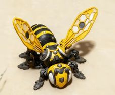 Mechanical Bee Joint Movable Insect Bumblebee Figurine 3D Printed