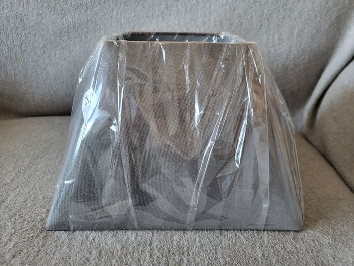 Grey lampshade
