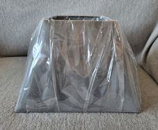 Grey lampshade