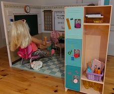 Our Generation Doll School room, locker, all accessories inc