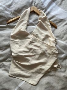 ladies wrap halterneck top new bnwt