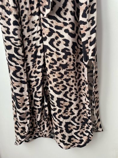Gallery leopard shirt dress size 16 New
