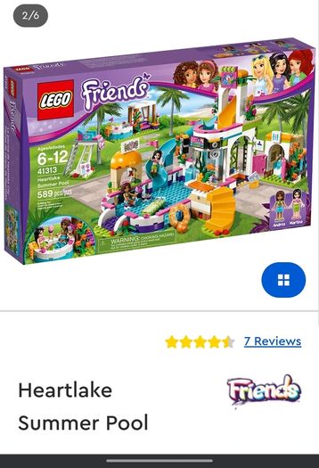 LEGO 41313 Friends Heartlake Summer Pool