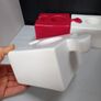 SALE!  Red / White Jigsaw Puzzle Candle Holders Image 4
