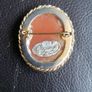 Vintage Organyl Cameo Brooch Image 3