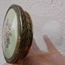 Vintage Jar with an Unusual, Hand-Embroidered Lid H-4,2" Image 10