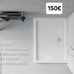 Shower Tray 100x80cm
