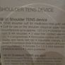 Shoulder Tens Device Pain Relief Cuff Image 4