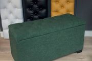 Elegance Boucle Ottoman with Storage 100x40cm