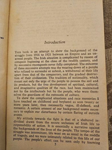 On Another Man's Wound. By Ernie O Malley. Comdt. General Of I.R.A. Vintage 1961 Edition Paperback In Fair Condition.
