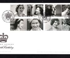 2006 Great Britain The 80th Anniversary of the Birth of H.M. The Queen Commemorative Stamps First Day Cover (FDC)