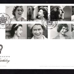 2006 Great Britain The 80th Anniversary of the Birth of H.M. The Queen Commemorative Stamps First Day Cover (FDC)