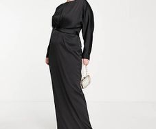 Satin maxi dress