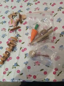 Rabbit treats + toy