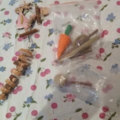 Rabbit treats + toy