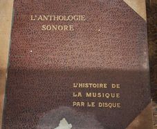 Vintage vinyl record l'anthologie sonore