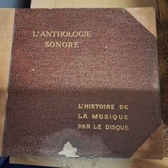Vintage vinyl record l'anthologie sonore