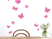 Butterflies Vinyl Wall Pattern, Set of 36, Removable Wall Pattern Decal, Wall Decal, Butterfly Wall Sticker, Nursery Wall Decals, Wall Art