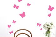 Butterflies Vinyl Wall Pattern, Set of 36, Removable Wall Pattern Decal, Wall Decal, Butterfly Wall Sticker, Nursery Wall Decals, Wall Art