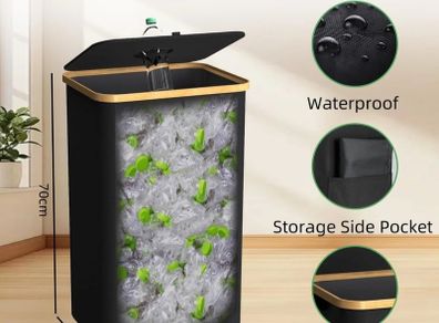 New. 100L Recycling Bin for Kitchen, Large Capacity Bottles Recycle Bin (Free Delivery)