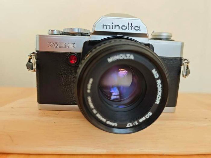 Minolta XG9 (1983) + Lens MD Rokkor 45mm f2 - Serviced & Ready to Use Film Camera
